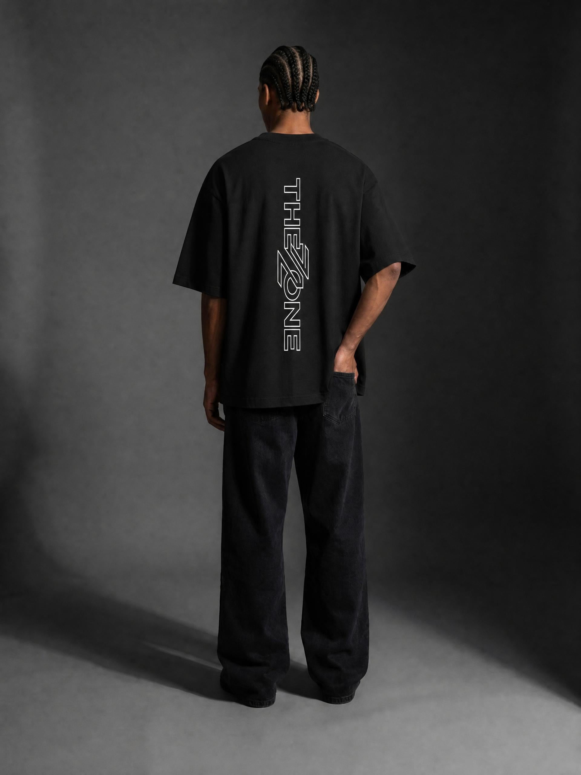 THEZONE Vertical Tee - Black – TheZone